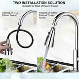Promotional Spray for Kitchen Faucet 3 Spray Modes- 360 Degree Rotation Nozzle for Kitchen Faucet, Faucet Head, Sink Mixer Spray, Silver Finish In Australia - Darrahopens