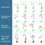 New 1080 Degree Rotation Universal Rotation Faucet Sprayer Head For Sink Faucet Extender Splash Bubbler Nozzle Kitchen Tap 22/24 Adaptor 1080 one mode