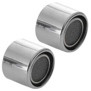 2 pcs 20 mm Internal Thread Water Saving Faucet Spout Aerator Nozzle, Rubber material, Silver/Black Finish Options In Australia - Darrahopens