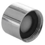 2 pcs 20 mm Internal Thread Water Saving Faucet Spout Aerator Nozzle, Rubber material, Silver/Black Finish Options