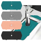 Faucet Mat for Kitchen Counter- Splash Guard, Bathroom Counter Pad, Silicone material, Grey In Australia - Darrahopens