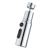 Spray head compatible with kitchen mixer 3 Spray Modes 720 Degree Rotation Rotatable faucet shower, Silver Finish In Australia - Darrahopens