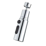 Spray head compatible with kitchen mixer 3 Spray Modes 720 Degree Rotation Rotatable faucet shower, Silver Finish In Australia - Darrahopens