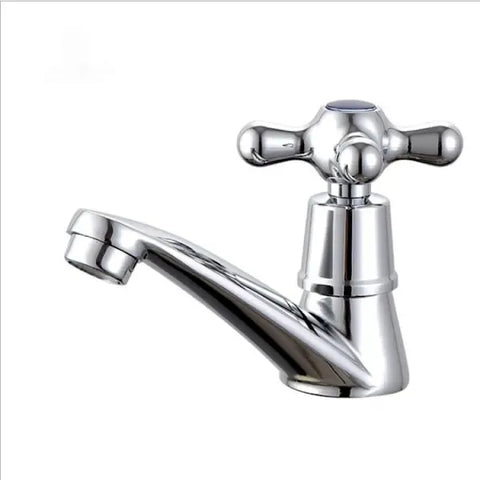 Single Cold Water Faucet, Single Cold Water Faucet Basin Faucet, alloy material, G1/2 Thread, Chrome/Blue Finish Options In Australia - Darrahopens