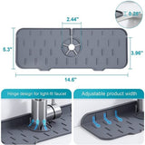 Sink protector, silicone sink mat, faucet splash guard, silicone splash guard under the faucet, kitchen and bath protection