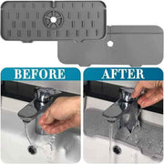 Sink protector, silicone sink mat, faucet splash guard, silicone splash guard under the faucet, kitchen and bath protection In Australia - Darrahopens