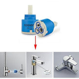 Sedal 35 mm Ceramic Tap Insert for replacing single-lever mixers, ceramic cartridge, pressure-boosted flow, daily sink use In Australia - Darrahopens