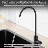 Drinking Water Faucet Kitchen Mixer Stainless Steel Water Filter Faucet, 360 Degree Rotation, 12.2x27cm Overall Size, Silver/Black Finish Options In Australia - Darrahopens
