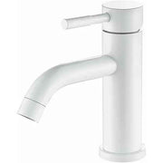 Bathroom Faucet, Stainless Steel Sink Faucet, Water-Saving Flow, Splash Reduction, Ceramic Cartridge, White Finish In Australia - Darrahopens