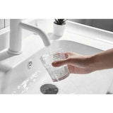 Bathroom Faucet, Stainless Steel Sink Faucet, Water-Saving Flow, Splash Reduction, Ceramic Cartridge, White Finish In Australia - Darrahopens