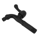304 stainless steel wall mounted washing machine faucet- long single cold water tap, cold water use, Black Finish In Australia - Darrahopens