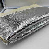 Backflow Insulation Cover for Winter Water Faucets, 43 x 52 cm Frost Protection, Wind-Resistant Outdoor Cover, White Finish