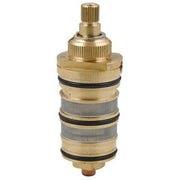 Brass Thermostatic Shower Valve with Cartridge and Handle for Shower Mixer, brass construction, durable plumbing accessory, Black Finish In Australia - Darrahopens