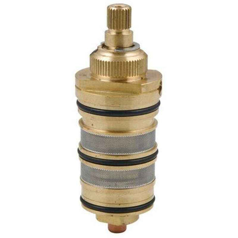 Brass Thermostatic Shower Valve with Cartridge and Handle for Shower Mixer, brass construction, durable plumbing accessory, Black Finish In Australia - Darrahopens