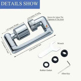 1080 Degree Rotation Rotatable faucet extender + 2 water outlet modes, 1080 degree rotation, splash reduction, Silver Finish In Australia - Darrahopens