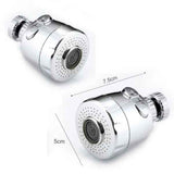 360 Degree Faucet Nozzle with Shower Spray, Kitchen Mixer Adapter, ABS Material, Splash Reduction, Silver Finish In Australia - Darrahopens