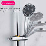 360 Degree Rotation Adjustable 18-25 mm Shower Rod Fit Shower Head Holder Bracket Rod Bar Male, ABS material, Grey/Orange Finish Options In Australia - Darrahopens