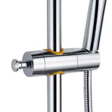 360 Degree Rotation Adjustable 18-25 mm Shower Rod Fit Shower Head Holder Bracket Rod Bar Male, ABS material, Grey/Orange Finish Options In Australia - Darrahopens