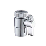 Faucet Adapter Kitchen Sink Diverter Valve Faucet Connector for Bathroom Mixer Shower, brass material, M22/M24 Thread Compatibility, Chrome Finish In Australia - Darrahopens