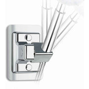 360 Degree Rotation Adjustable Shower Head Holder, Wall Mount No Drilling, Universal Shower Bracket, Compatible with Most Shower Heads, Chrome Finish In Australia - Darrahopens