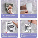 360 Degree Rotation Adjustable Shower Head Holder, Wall Mount No Drilling, Universal Shower Bracket, Compatible with Most Shower Heads, Chrome Finish In Australia - Darrahopens