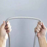 3m Shower Hose- Stainless Steel Shower Hose, stainless steel construction, 300 x 2 cm Overall Size, Silver Finish In Australia - Darrahopens