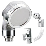 Shower Hose with Nozzle for Washbasin and Sink, Plastic Handheld Sprayer Hose, Universal Compatibility, Chrome Finish In Australia - Darrahopens