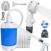 Portable Camping Shower with USB Rechargeable Electric Pump, Digital Display, Multiple Spray Modes, Outdoor Shower Kit In Australia - Darrahopens