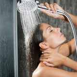 Cobbe Shower Head With Filter- High Pressure Bathroom Nozzle With 6 Spray Modes, Large Strong Flow Rain for Hard Water Filter, Chrome Finish In Australia - Darrahopens