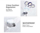 Strong Adhesive and Waterproof Shower Head Holder, Adjustable Handheld Shower Holder Wall Mounted Shower Bracket, ABS material In Australia - Darrahopens
