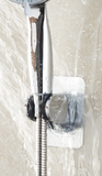 Strong Adhesive and Waterproof Shower Head Holder, Adjustable Handheld Shower Holder Wall Mounted Shower Bracket, ABS material In Australia - Darrahopens