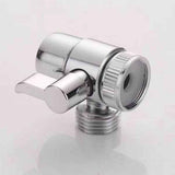 Faucet Adapter Kitchen Faucet Diverter Valve Faucet Connection for Bathroom Faucet Shower, brass material, M22/M24 Thread Compatibility, Chrome Finish In Australia - Darrahopens