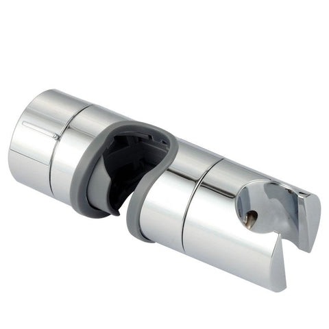 Hand shower holder for shower rod adjustable 18-25 mm Shower Rod Fit ABS, 11.73 x 4 cm Overall Size, Silver Finish In Australia - Darrahopens