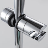 Hand shower holder for shower rod adjustable 18-25 mm Shower Rod Fit ABS, 11.73 x 4 cm Overall Size, Silver Finish In Australia - Darrahopens