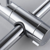 Hand shower holder for shower rod adjustable 18-25 mm Shower Rod Fit ABS, 11.73 x 4 cm Overall Size, Silver Finish In Australia - Darrahopens