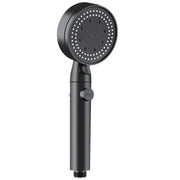 5 Spray Modes Adjustable High Pressure Shower One-Button Stop Water Massage Shower Head Water Saving Shower Bathroom Accessories, Black Finish In Australia - Darrahopens