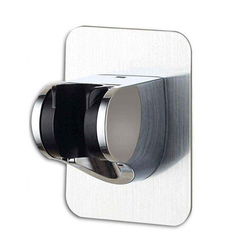 Adjustable shower head holder, self-adhesive hand shower holder with 3M sticker, reusable, durable, waterproof, bathroom wall mount, Chrome Finish In Australia - Darrahopens