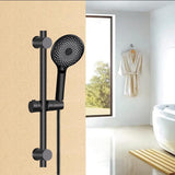 Universal slide piece, 25 mm Shower Rod Fit hand shower holder, ABS material, G1/2 Thread, 360 Degree Rotation, Matte Black/Chrome Finish Options In Australia - Darrahopens