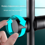 Universal slide piece, 25 mm Shower Rod Fit hand shower holder, ABS material, G1/2 Thread, 360 Degree Rotation, Matte Black/Chrome Finish Options In Australia - Darrahopens