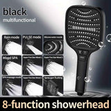 Large Panel Shower Head, 8 Adjustable Positions, Wide Water Outlet, Handheld Bathroom Shower Accessory, Chrome Finish In Australia - Darrahopens