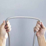 3 m Stainless Steel Shower Hose, Flexible Bathroom Hose with 300 x 2 cm Overall Size, Hot and Cold Water Use, Chrome Finish In Australia - Darrahopens