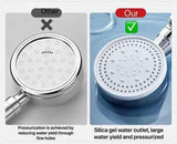 High Pressure Water-Saving Hand Shower Head, 5 Spray Types, Handheld Bathroom Shower Head, Easy-Clean Nozzle, Chrome Finish In Australia - Darrahopens