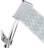 Handheld High Pressure Shower Head with 6 Spray Modes, 1.5m Shower Hose, ABS material, G1/2 Thread, Silver Finish In Australia - Darrahopens