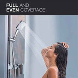 Handheld High Pressure Shower Head with 6 Spray Modes, 1.5m Shower Hose, ABS material, G1/2 Thread, Silver Finish In Australia - Darrahopens