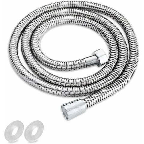 Retro Brass Shower Hose, 150 cm Length, Universal 1/2 Thread Connection, ensures that, despite being exposed material, G1/2 Thread