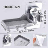 Hand Shower Holder Without Drilling Strong Adhesive Hand Shower Adjustable Angle (, waterproof protection, adjustable shower positioning In Australia - Darrahopens