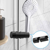 Shower holder- Shower head holder- Shower head- Adjustable shower head holder- Universal black shower head holder- Shower head, Matte Black Finish In Australia - Darrahopens