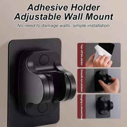 High Pressure Shower Head with 1.5 m Hose and Bracket, Piano Key Spray Control, Durable ABS Plastic, Black Finish In Australia - Darrahopens