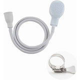 Single Shower Head with Hose for Bath Sink or Toilet Sink, Quick Connect Sprayer, rubber material, White Finish In Australia - Darrahopens