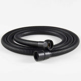 Stainless Steel Shower Hose, Kink-Resistant and Explosion-Proof, Brass Fittings, G1/2 Thread, 1.5 m Hose Length, Matte Black Finish